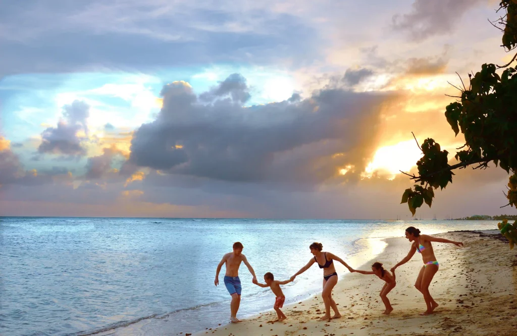 Maurice en famille